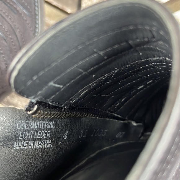 Paul Green Malibu Sliced Zip Bootie Black Nubuck Leather, Size 6.5 US - Picture 10 of 11